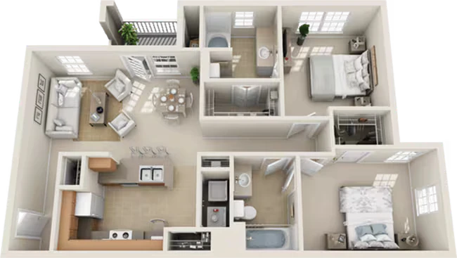 B2 - Hanover 09201 floor plan